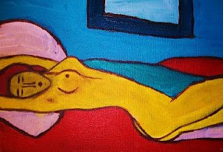 Yellow Dream (copying Modigliani) (2008)